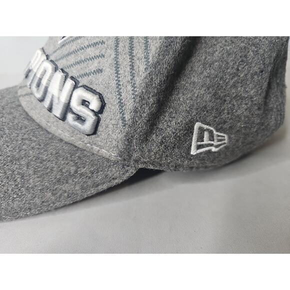 New Era Seattle Seahawks Super Bowl Champions Grey Fitted Hat Super Bowl XLVIII - Picture 8 of 15